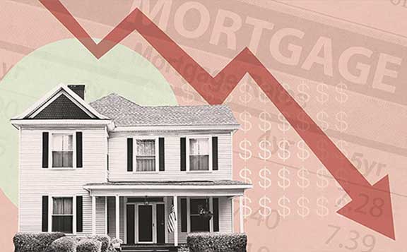 Image: mortgages are dropping